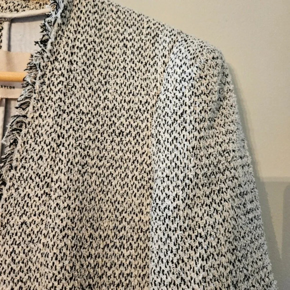 Rebecca Taylor Textured Tweed Women's Feminine Classic Blazer Jacket Size US 2. - Picture 5 of 15